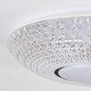 Curin Plafoniera LED Bianco, 1-Luce, Telecomando