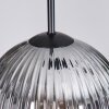 Koyoto Lampadario a sospensione, Lampada a sfera, Lampada a sospensione Nero, 3-Luci