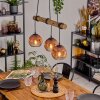 Ripoll Lampadario a sospensione, Lampada a sfera, Lampada a sospensione Écru, Nero, 3-Luci