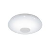 Eglo VOLTAGO 2 Plafoniera LED Cristallo ottico, Bianco, 1-Luce, Telecomando