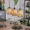 Apedo Lampadario a sospensione, Lampada a sospensione Ambrato, 3-Luci