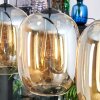 Apedo Lampadario a sospensione, Lampada a sospensione Ambrato, 3-Luci