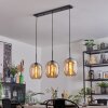 Apedo Lampadario a sospensione, Lampada a sospensione Ambrato, 3-Luci