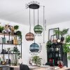 Koyoto Lampadario a sospensione, Lampada a sfera, Lampada a sospensione Nero, 3-Luci