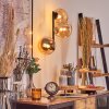 Chehalis Lampada a sfera, Applique Ambrato, 3-Luci