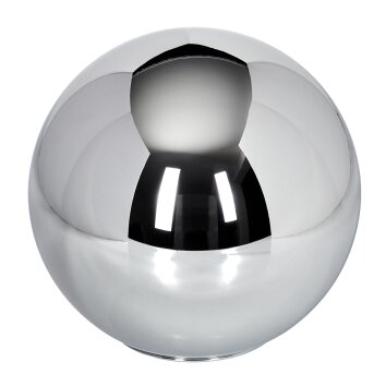 Paralume in vetro  Gastor Vetro di ricambio 20 cm Cromo, Grigio fumo Paralume in vetro  Gastor Vetro di ricambio 20 cm Cromo, Grigio fumo