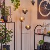 Gastor Lampada da terra 30 cm Nero, 3-Luci