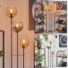 Koyoto Lampada da terra 30 cm Nero, 3-Luci
