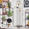 Koyoto Lampada da terra 30 cm Nero, 3-Luci