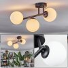 Chehalis Plafoniera, Lampada a sfera Bianco, 3-Luci