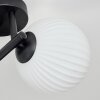 Chehalis Plafoniera, Lampada a sfera Bianco, 3-Luci