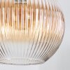 Koyoto Lampadario a sospensione, Lampada a sfera, Lampada a sospensione, Lampada a sospensione a cluster Nero, 3-Luci