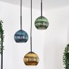 Koyoto Lampadario a sospensione, Lampada a sfera, Lampada a sospensione, Lampada a sospensione a cluster Nero, 3-Luci