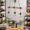 Ripoll Lampadario a sospensione, Lampada a sfera, Lampada a sospensione Écru, Nero, 3-Luci