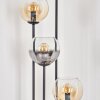 Koyoto Lampada da terra 30 cm Legno scuro, Nero, 4-Luci