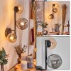 Chehalis Lampada a sfera, Applique Ambrato, Grigio fumo, 3-Luci