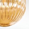 Chehalis Plafoniera, Lampada a sfera Ambrato, 3-Luci
