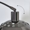 Baloca Lampada da terra, Lampade ad arco Cromo, Nero, 1-Luce