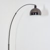 Baloca Lampada da terra, Lampade ad arco Cromo, Nero, 1-Luce