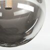 Chehalis Plafoniera, Lampada a sfera Grigio fumo, 3-Luci