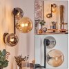 Chehalis Lampada a sfera, Applique Ambrato, Grigio fumo, 3-Luci