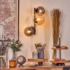 Chehalis Lampada a sfera, Applique Ambrato, Grigio fumo, 3-Luci