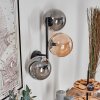 Chehalis Lampada a sfera, Applique Ambrato, Grigio fumo, 3-Luci