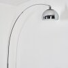 Baloca Lampada da terra, Lampade ad arco Cromo, Nero, 1-Luce