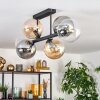 Gastor Plafoniera, Lampada a sfera Ambrato, Chiaro, Grigio fumo, 6-Luci