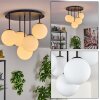 Gastor Plafoniera, Lampada a sfera 45 cm Bianco, 5-Luci