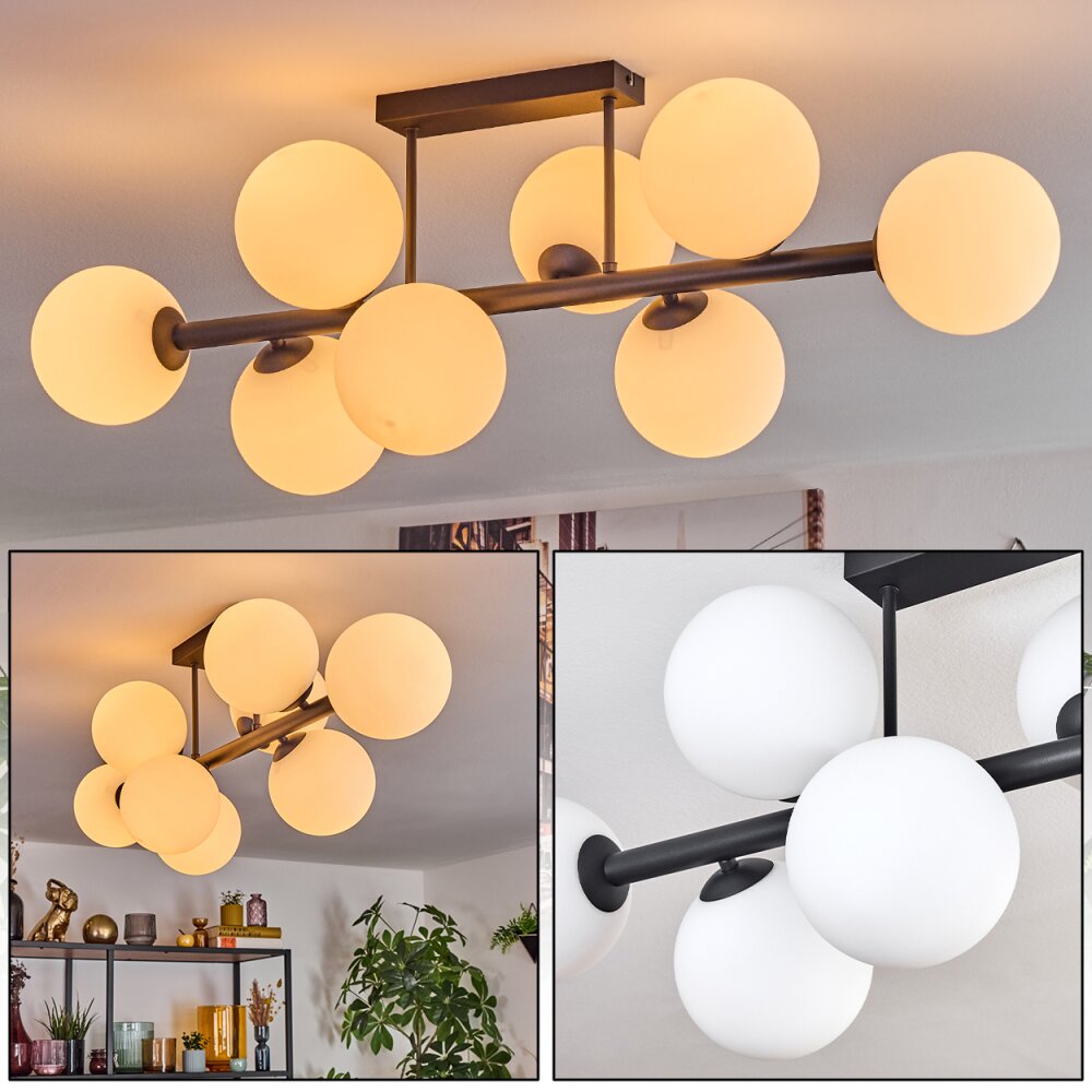 Chehalis Plafoniera, Lampada a sfera Bianco, 8-Luci main product photo