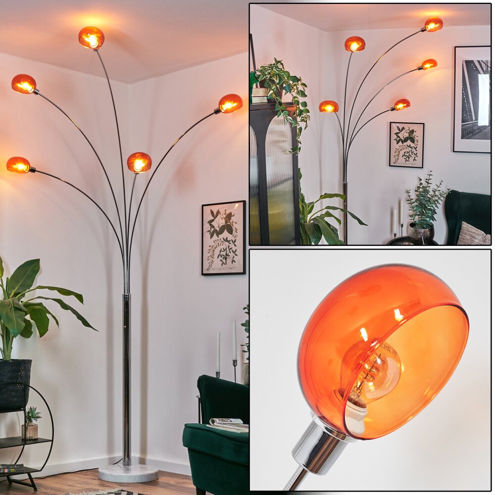 Nikkala Lampada da terra Cromo, Bianco, 5-Luci main product photo