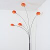 Nikkala Lampada da terra Cromo, Bianco, 5-Luci