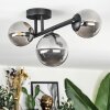 Chehalis Plafoniera, Lampada a sfera Grigio fumo, 3-Luci