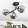 Chehalis Plafoniera, Lampada a sfera Grigio fumo, 3-Luci