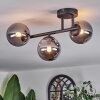 Chehalis Plafoniera, Lampada a sfera Grigio fumo, 3-Luci