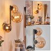 Chehalis Lampada a sfera, Applique Ambrato, 3-Luci