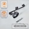 Chehalis Lampada a sfera, Applique Ambrato, 3-Luci
