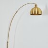 Baloca Lampada da terra Ottone, Nero, 1-Luce