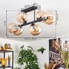 Gastor Plafoniera, Lampada a sfera Ambrato, 6-Luci