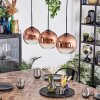 Koyoto Lampadario a sospensione, Lampada a sfera, Lampada a sospensione Chiaro, Ramato, 3-Luci