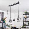 Ripoll Lampadario a sospensione, Lampada a sfera, Lampada a sospensione Grigio fumo, 3-Luci