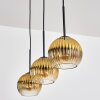 Koyoto Lampadario a sospensione, Lampada a sfera, Lampada a sospensione Oro, Chiaro, 3-Luci