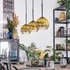 Koyoto Lampadario a sospensione, Lampada a sfera, Lampada a sospensione Oro, Chiaro, 3-Luci