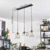 Koyoto Lampadario a sospensione, Lampada a sfera, Lampada a sospensione Ambrato, Chiaro, 3-Luci
