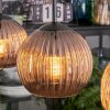 Koyoto Lampadario a sospensione, Lampada a sfera, Lampada a sospensione Ramato, 3-Luci