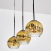 Koyoto Lampadario a sospensione, Lampada a sfera, Lampada a sospensione Oro, Chiaro, 3-Luci
