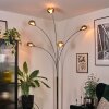 Nikkala Lampada da terra Cromo, Bianco, 5-Luci