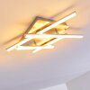 Eriz Plafoniera LED Nichel opaco, 4-Luci, Telecomando, Cambia colore