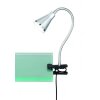 Reality ARRAS Lampada con pinza LED Titanio, 1-Luce